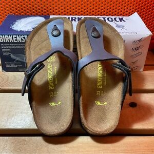 Birkenstock Kids Gizeh Sandals - Ice Pearl Onyx